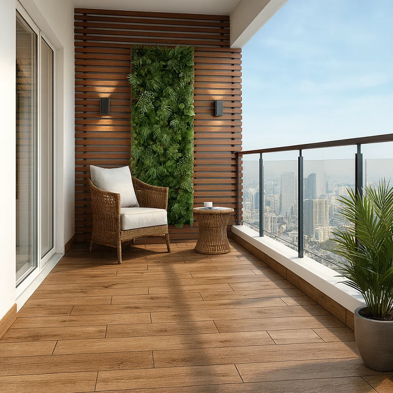 Decking Flooring in Balconies