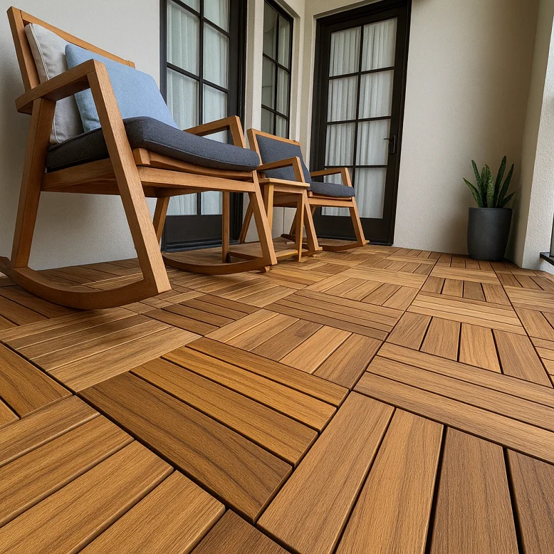 Decking Flooring in Home Patio