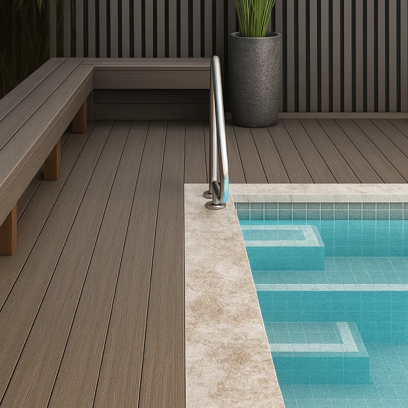 Decking Flooring in Pool Surrounds