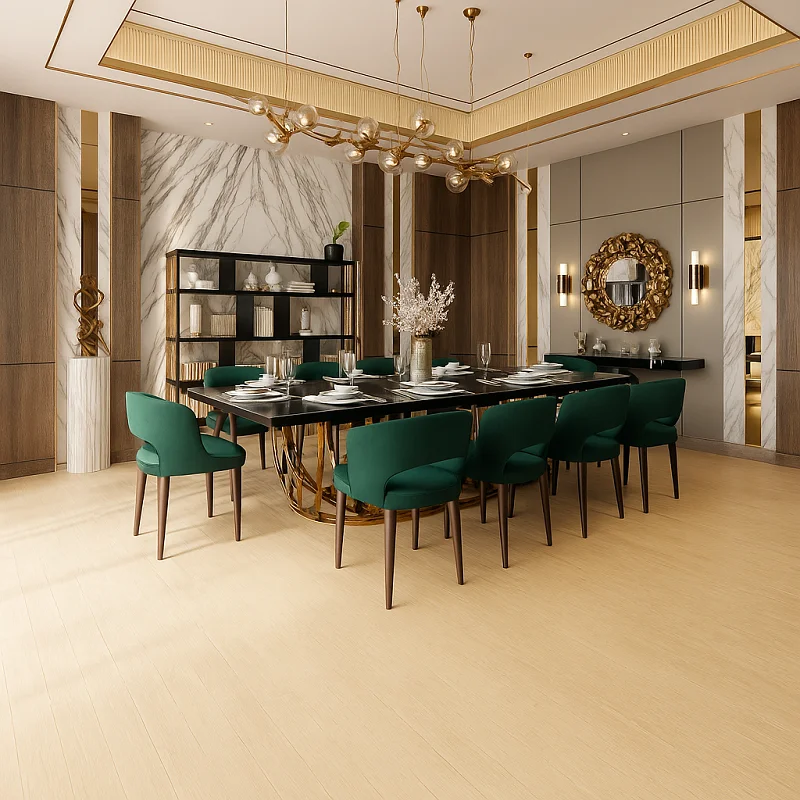 Hardwood Flooring in Dining Room