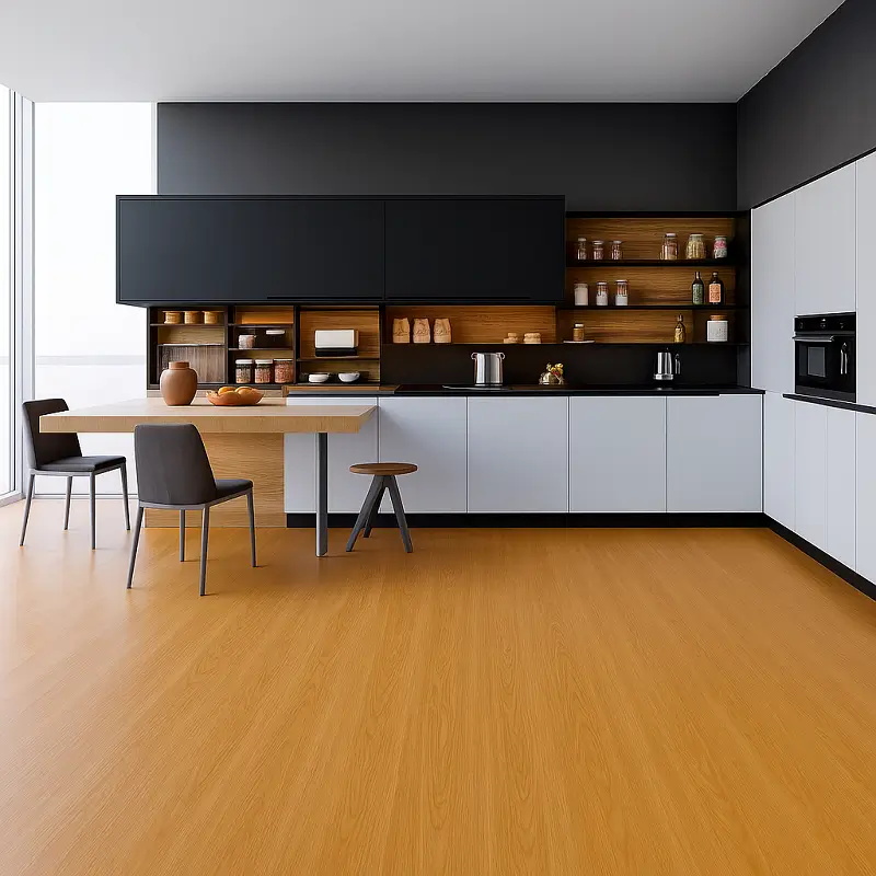 Hardwood Flooring in Kitchen