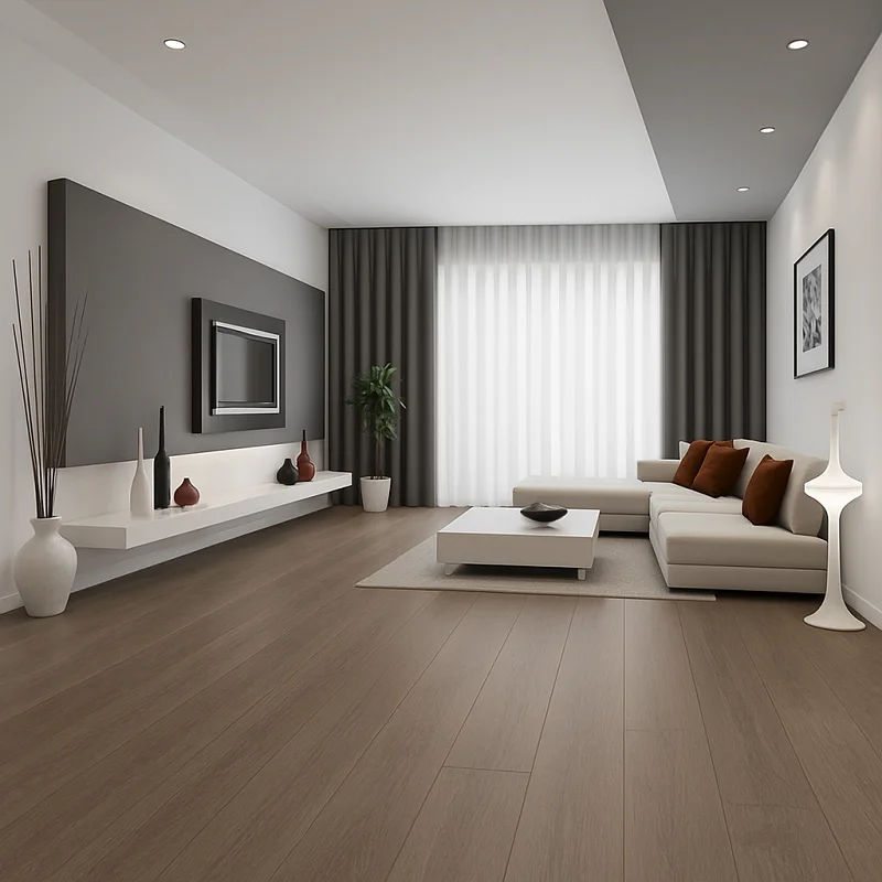 Hardwood Flooring in Living Room