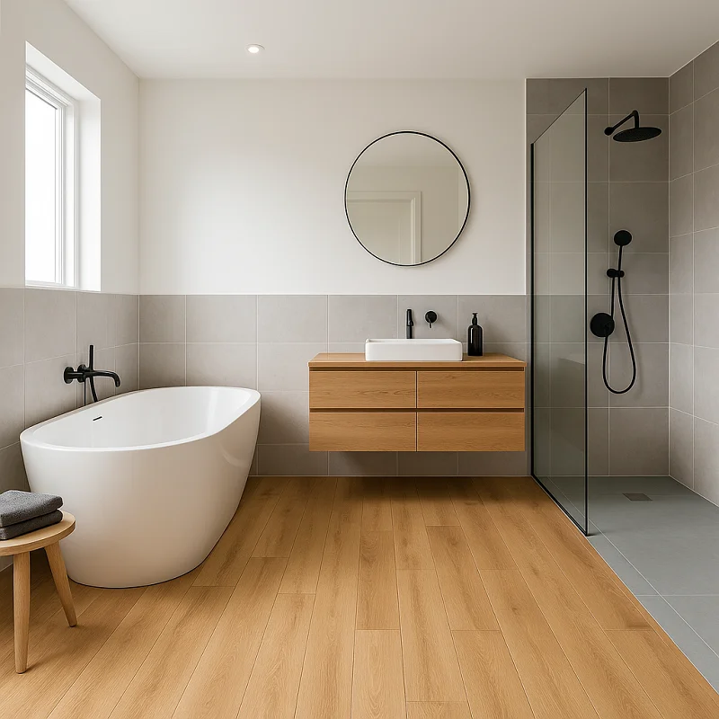 Parador Flooring in Bathrooms