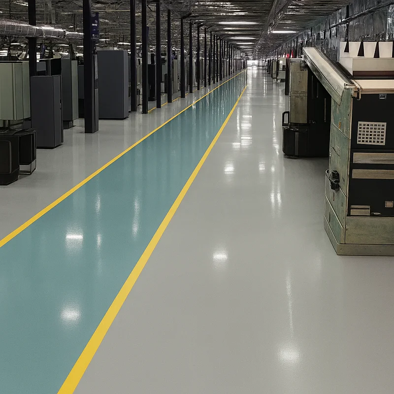 Resin Flooring in Factories