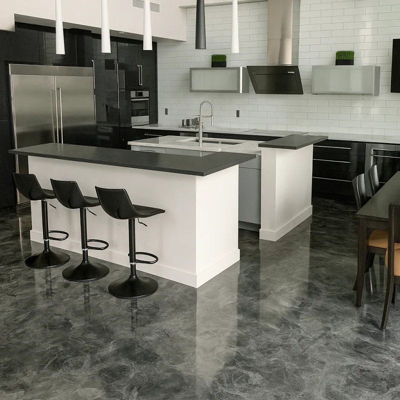 Resin Flooring in Kitchens