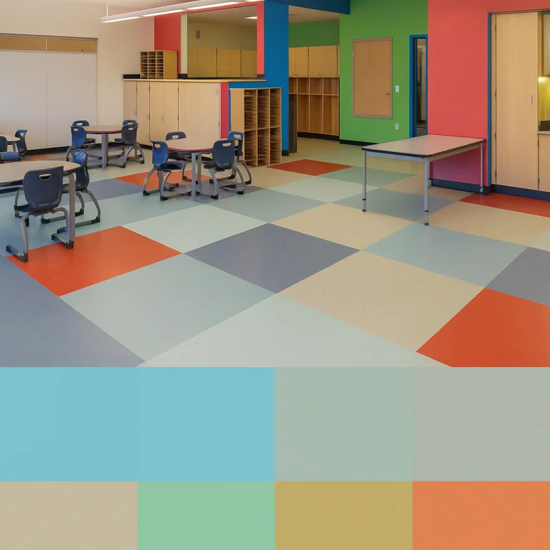 Rubber Flooring in Schools
