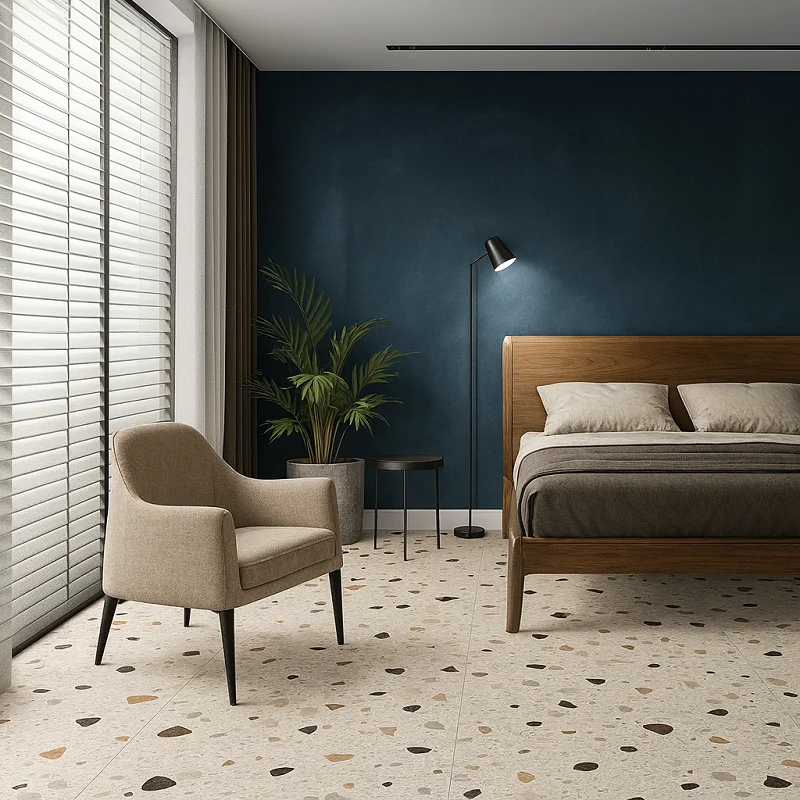 Terrazzo Flooring in Bedrooms