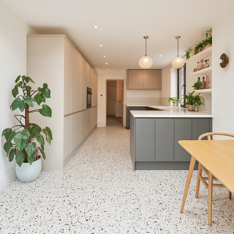 Terrazzo Flooring in Kitchens
