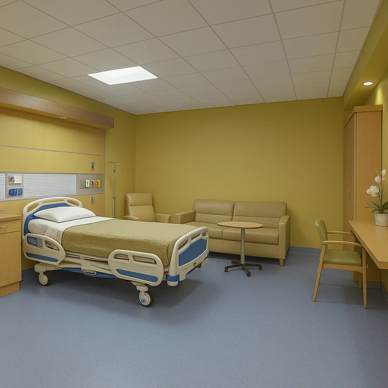 Vinyl Flooring in Hospital