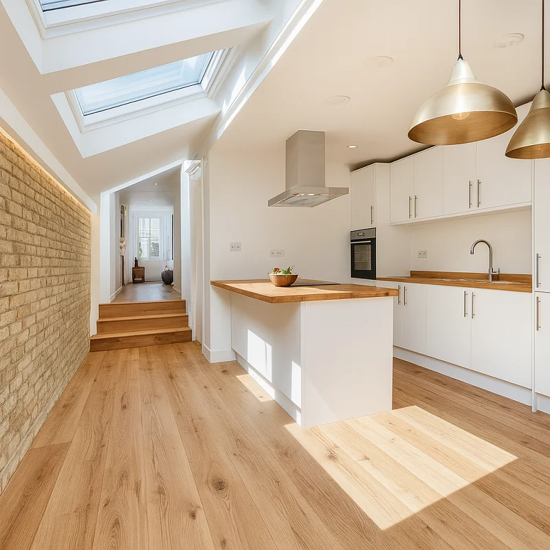 Wood Flooring in Kitchens