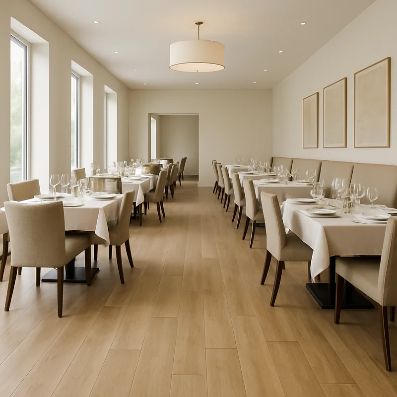 LVT Flooring in Restaurant