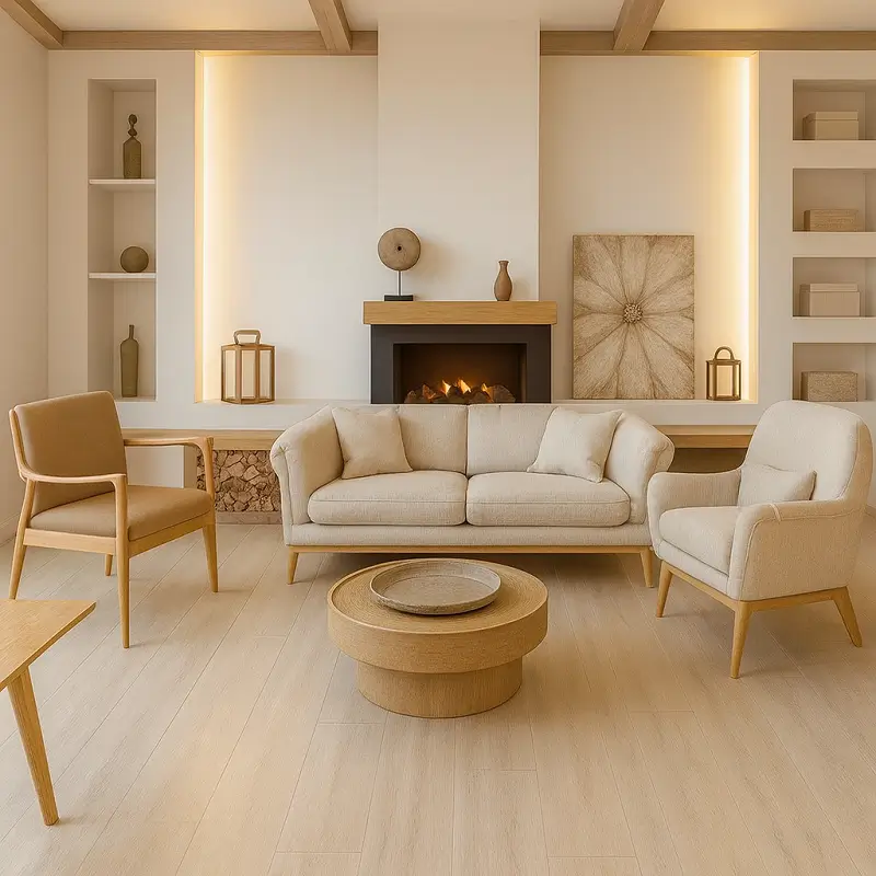 PVC Flooring in Living Room