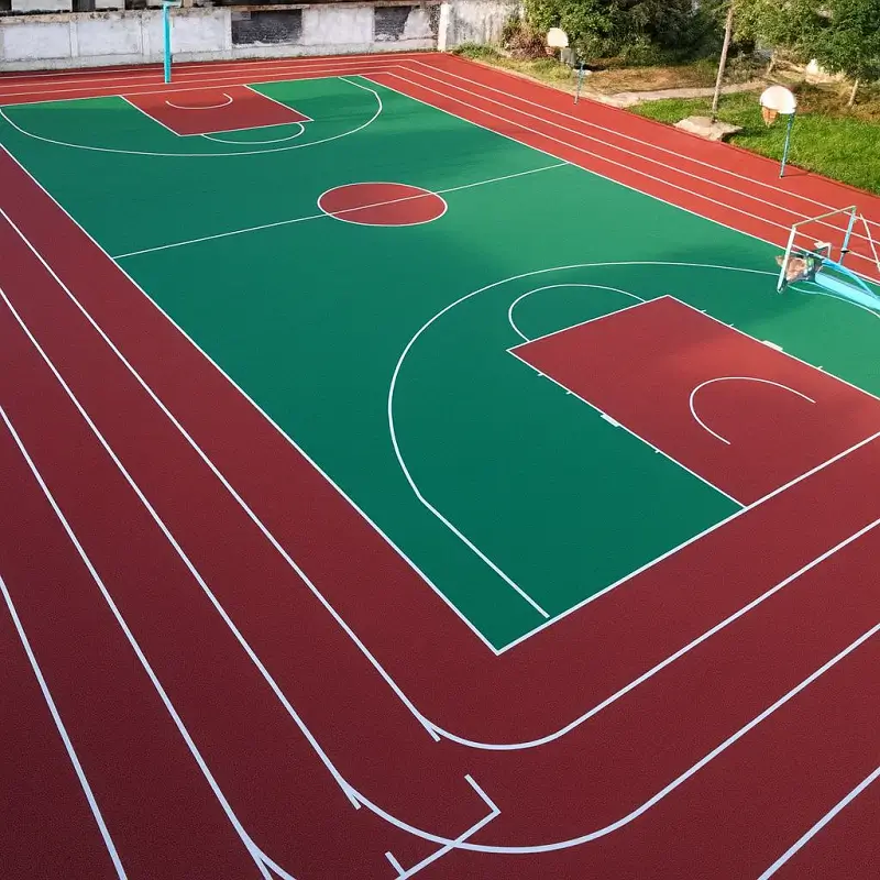 Sports Flooring in Outdoor Sports Courts
