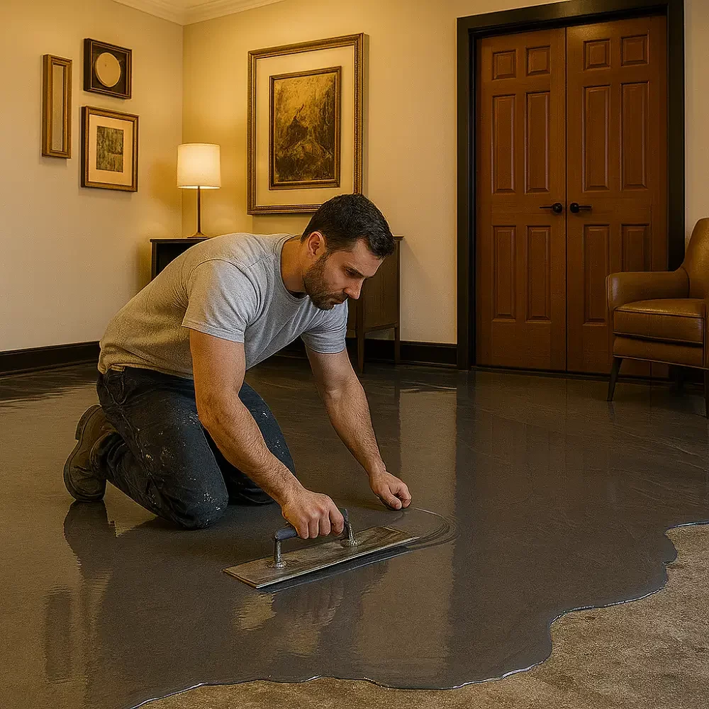 Residential Floor Self-Leveling